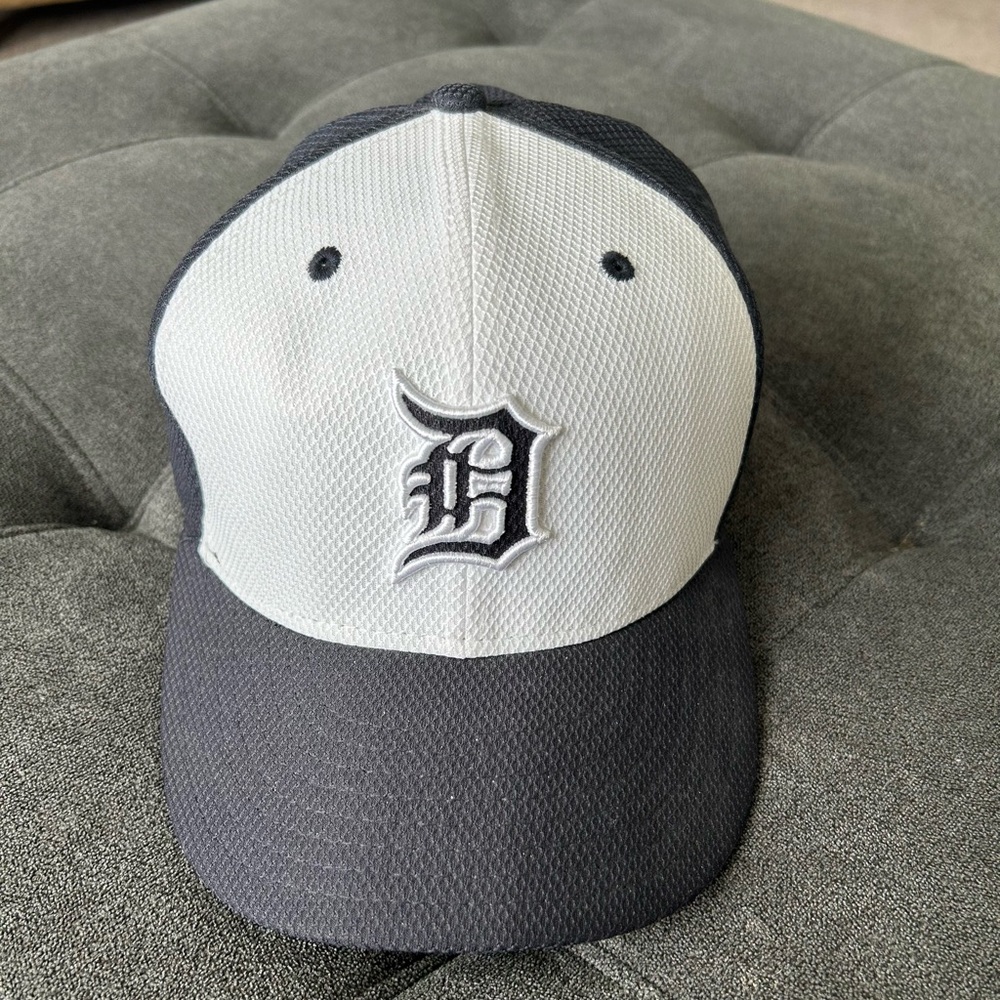 Detroit Tigers New Era Black Fitted Cap Official On Field New Era